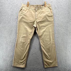 Bonobos Pants Mens 35X30‎ Khaki Chino Preppy Straight Academia Y2K Office Retro